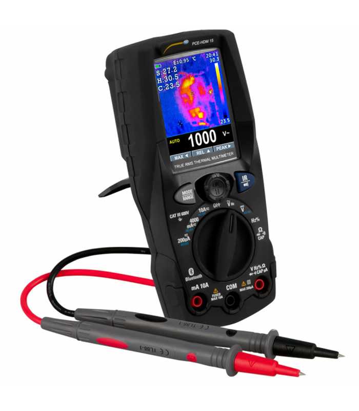 PCE Instruments PCE-HDM 15 [PCE-HDM 15] Digital Multimeter with Thermal Imager -20 to 260°C (-4 to 500°F)